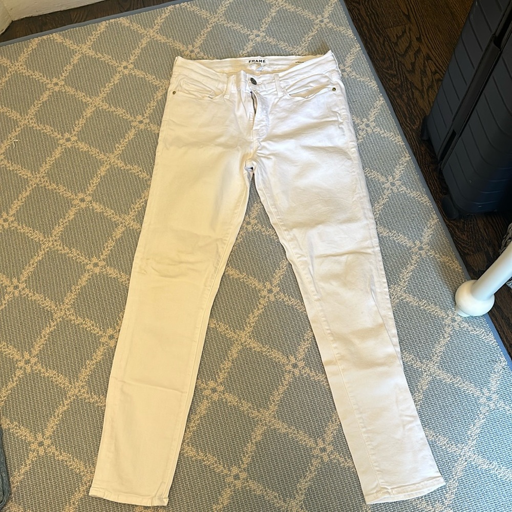 Frame White Skinny Jean